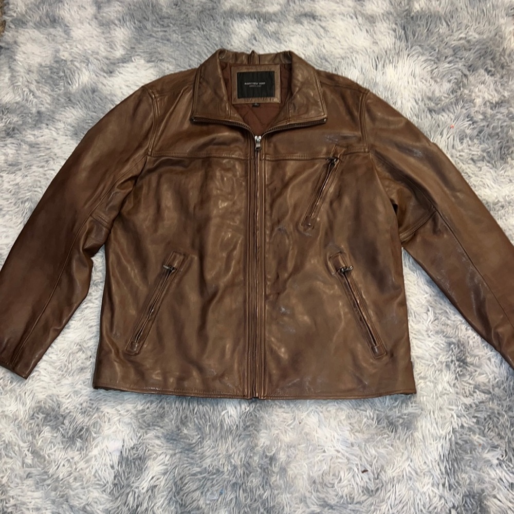 Leather jacket